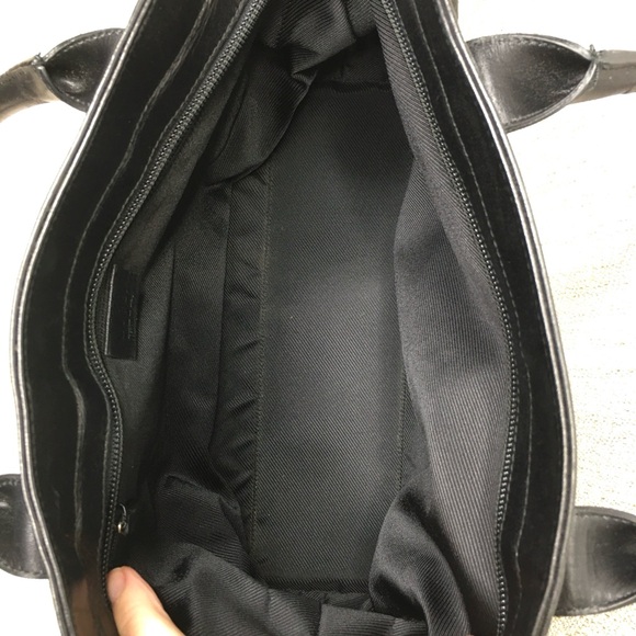 Authentic GUCVI black monogram canvas tote bag - Picture 8 of 16